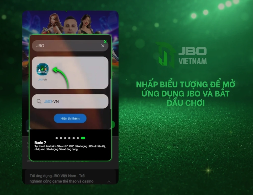 Bước 7 hoàn tất, mở ứng dụng để trải nghiệm