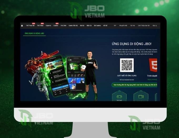 QR code tải ứng dụng JBO